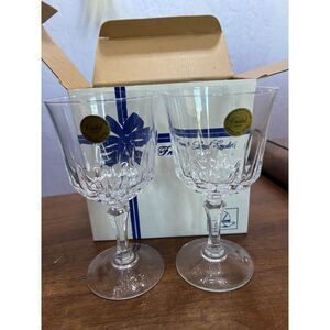 Vintage Salem French Lead Crystal Water Glasses (set of two)